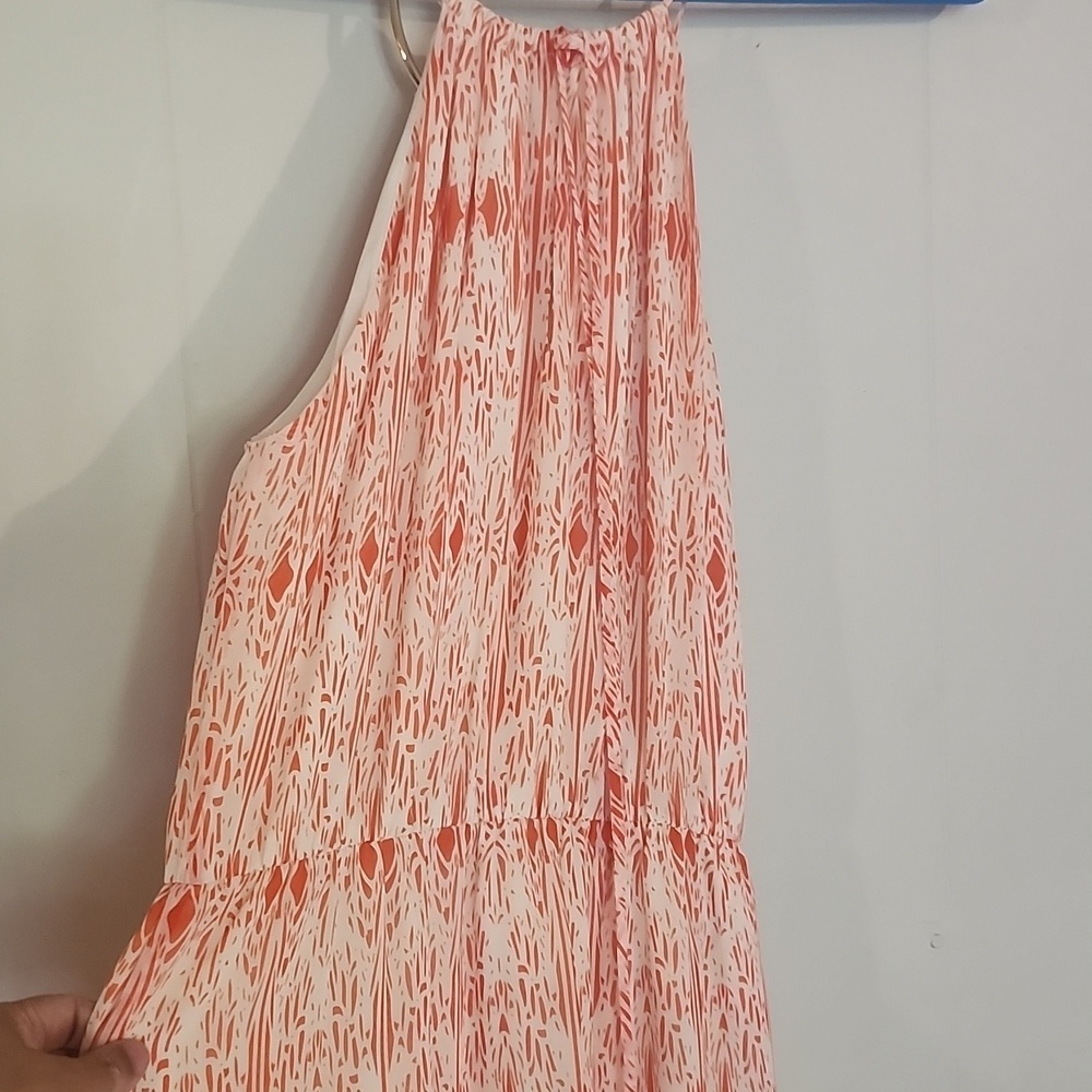 ANTONIO MELANI Coral Patterned Maxi Dress - Picture 10 of 11